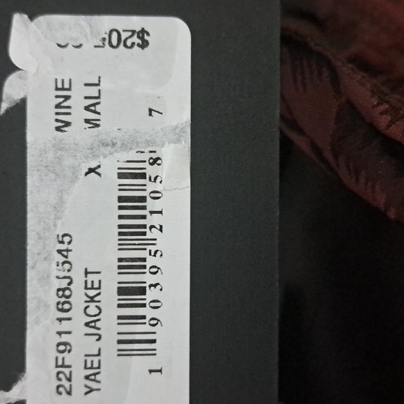 Bryn Walker Yael Textured Memory Crunch Woven Jacquard Stand Collar Jacket - Picture 10 of 11